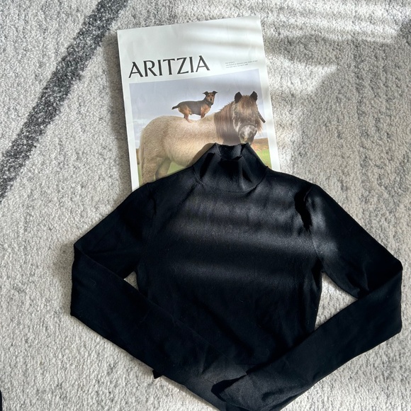 Aritzia Sunday best Ellie Sweater black - Picture 3 of 5